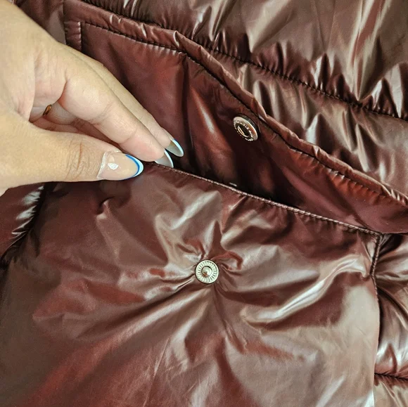 Abercrombie&Fitch Maroon wind resistance NWOT - Picture 6 of 11